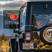 Load image into Gallery viewer, Eritrean Pride Waterproof Vinyl Decal - Matte Finish, Perfect for Laptops, Windows, Doors &amp; Car Bumpers
