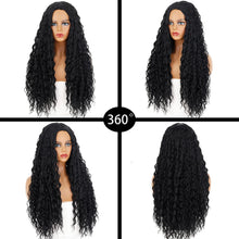 Load image into Gallery viewer, Long Middle Part Synthetic Afro Kinky Curly Wigs for Black Women
