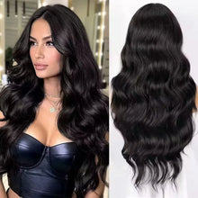 Load image into Gallery viewer, Good Quality Synthetic Wigs Hair for Women Long Wave Black Wig
