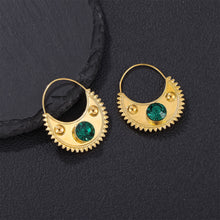 Load image into Gallery viewer, Zircon  Clip Earrings for Women Girls Habesha Eritrean Jewelry Designs Copper Material MY746
