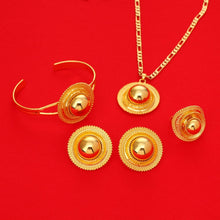 Load image into Gallery viewer, Habesha Wedding Jewelry sets Gold Color
