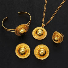 Load image into Gallery viewer, Habesha Wedding Jewelry sets Gold Color
