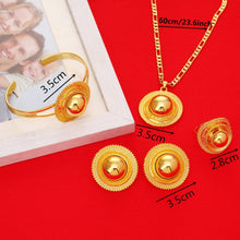 Load image into Gallery viewer, Habesha Wedding Jewelry sets Gold Color
