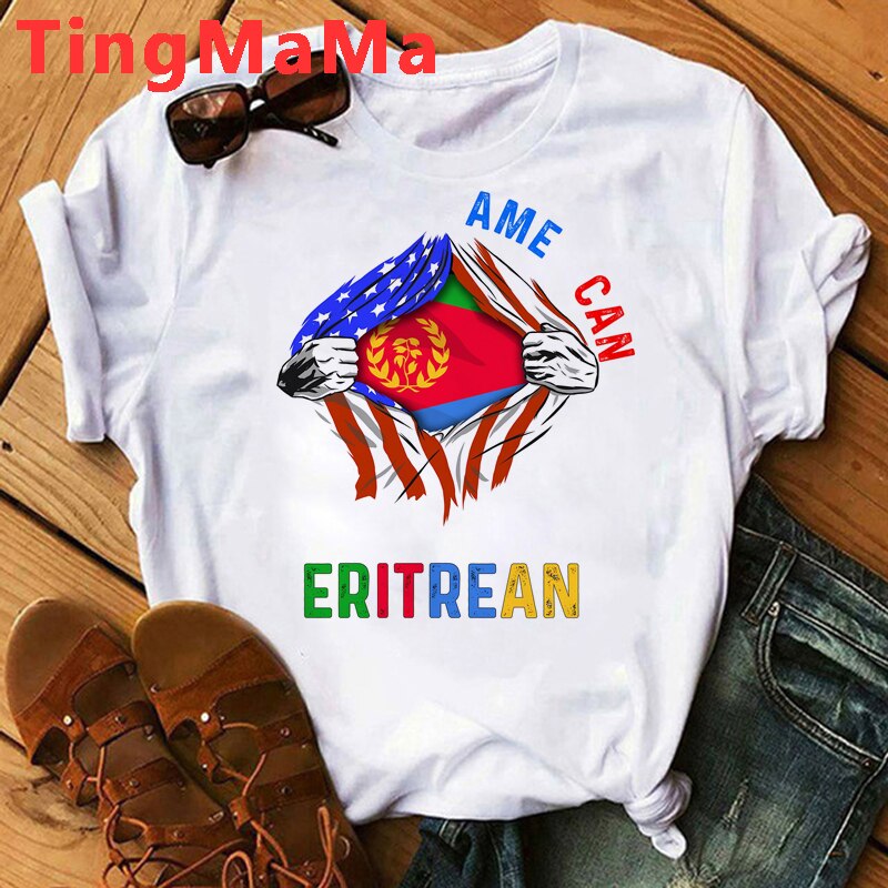 Eritrea Map T Shirt Unisex