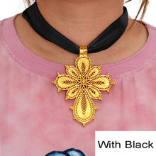 Load image into Gallery viewer, Habesha Cross Pendant  Chain for Women Girls
