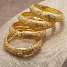 Load image into Gallery viewer, 24k Selling Gold Bangle for Women Gold
