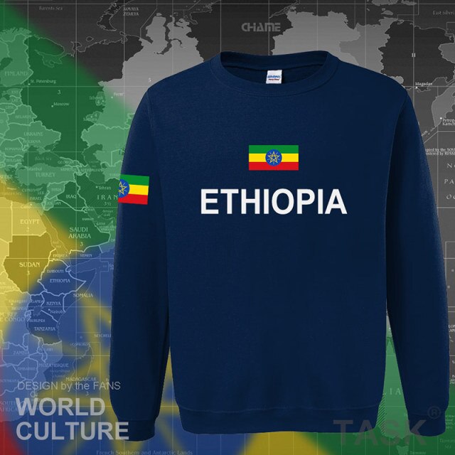 Ethiopian Hoodies Men Sweatshirt