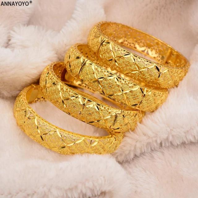 Habesha Gold Color Bangles Wedding