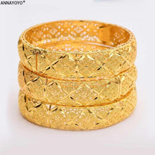 Load image into Gallery viewer, Habesha Gold Color Bangles Wedding
