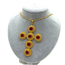 Load image into Gallery viewer, Habesha Big Cross Pendant Necklaces for Women
