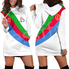 Load image into Gallery viewer, Eritrea County Flag  Women Hoodie Dress
