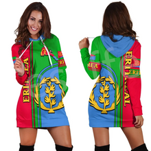 Load image into Gallery viewer, Eritrea County Flag  Women Hoodie Dress
