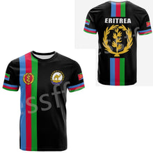 Load image into Gallery viewer, Eritrea Lion Colorful Retro 3DPrint Men/Women Summer Casual Short Sleeves T-Shirts Streetwear
