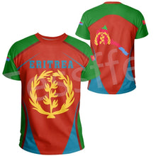 Load image into Gallery viewer, Eritrea Lion Colorful Retro 3DPrint Men/Women Summer Casual Short Sleeves T-Shirts Streetwear
