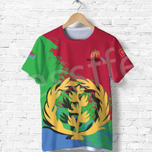 Load image into Gallery viewer, Eritrea Lion Colorful Retro 3DPrint Men/Women Summer Casual Short Sleeves T-Shirts Streetwear
