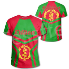 Load image into Gallery viewer, Eritrea Lion Colorful Retro 3DPrint Men/Women Summer Casual Short Sleeves T-Shirts Streetwear
