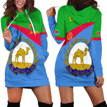 Load image into Gallery viewer, Eritrea County Flag  Women Hoodie Dress
