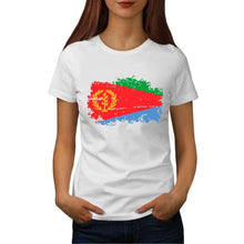 Load image into Gallery viewer, Eritrea Flag Printing T shirt Women Fashion 100% Cotton
